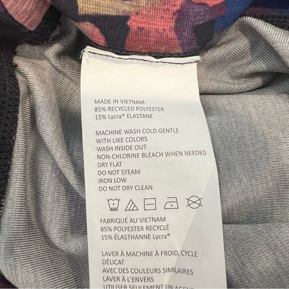 Prana Impresa 7/8 Leggings 2046021 purple blue abstract print - Picture 9 of 9